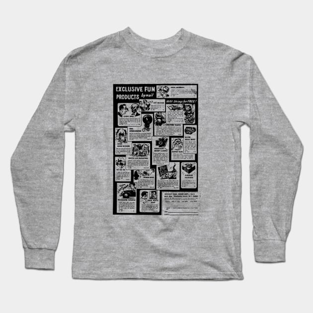 Comic Book Offers Long Sleeve T-Shirt by GloopTrekker